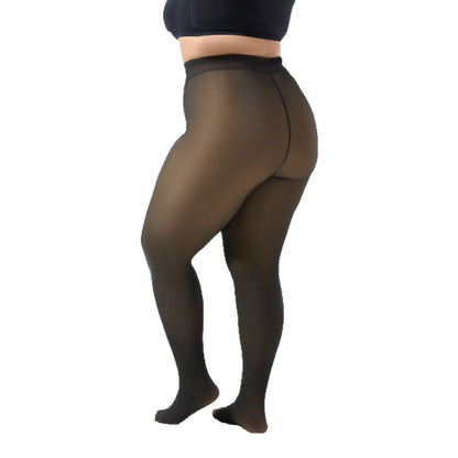 Women’s Fleece Lined Thermal Tights Winter Warm Plus Size Leggings