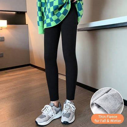 Women's Thick Fleece-Lined Thermal Leggings – High-Waisted Ultra-Warm Winter Pants
