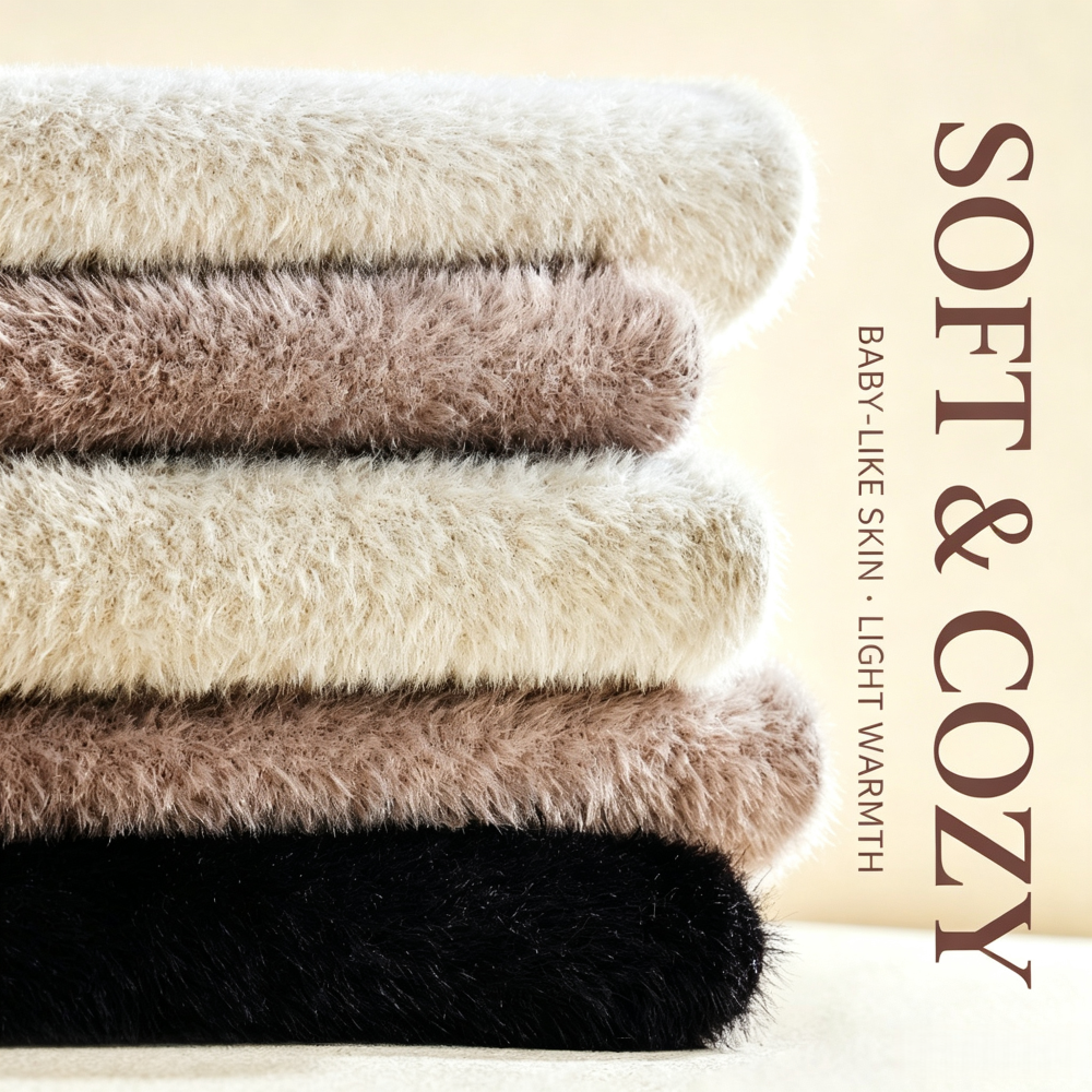 Winter Warm Cashmere Thermal Pants High Waist Fleece Lined Slim Fit Leggings For Men And Women