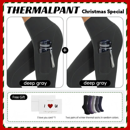 🔥 MustPride® Pocket Thermal Fleece Lined Leggings