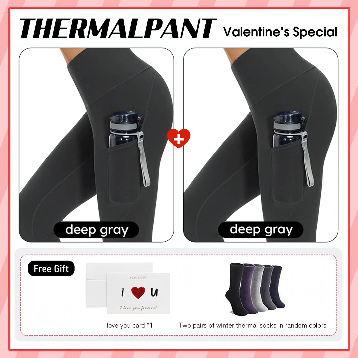 🔥 MustPride® Pocket Thermal Fleece Lined Leggings