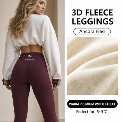 Women’s Fleece-Lined High-Waisted Leggings – Tummy Control Thermal Stretch Pants