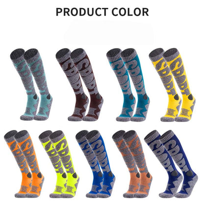 Winter Warm Knee-High Ski Socks for Men & Women – Thermal Snowboard Socks, Outdoor Hiking & Winter Sports Performance Socks
