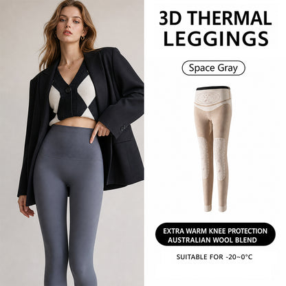 Women’s Fleece-Lined High-Waisted Leggings – Tummy Control Thermal Stretch Pants