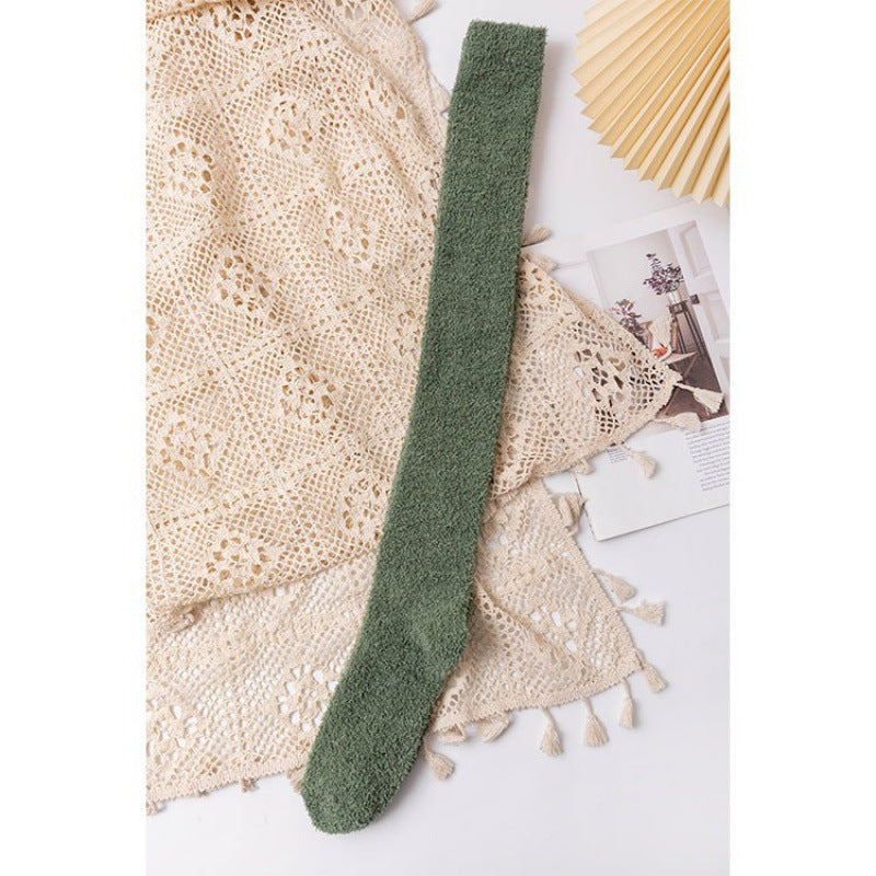 Women's Cozy Fuzzy Over-the-Knee Socks – Thick Warm Plush Winter Socks