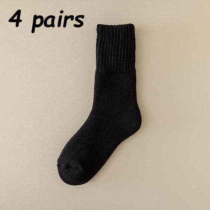 Men’s Thick Thermal Crew Socks – Soft Fleece-Lined Warm Winter Socks for Everyday Comfort