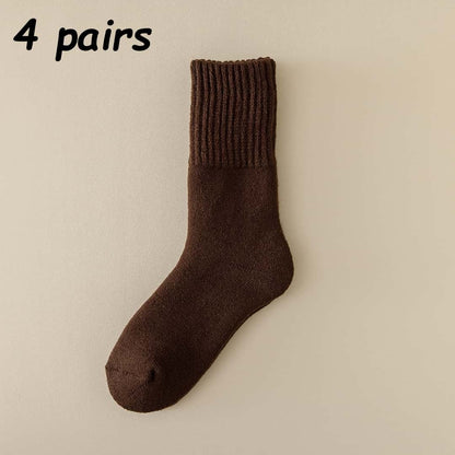 Men’s Thick Thermal Crew Socks – Soft Fleece-Lined Warm Winter Socks for Everyday Comfort