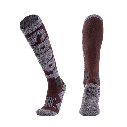 Winter Warm Knee-High Ski Socks for Men & Women – Thermal Snowboard Socks, Outdoor Hiking & Winter Sports Performance Socks