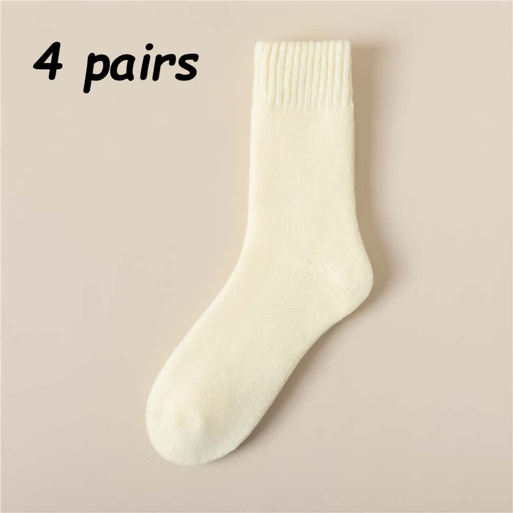 Women's Cozy Fuzzy Winter Socks – Thick Soft Thermal Crew Socks, Warm Gift for Women