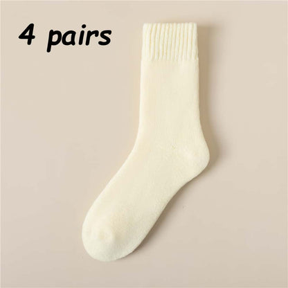 Women's Cozy Fuzzy Winter Socks – Thick Soft Thermal Crew Socks, Warm Gift for Women