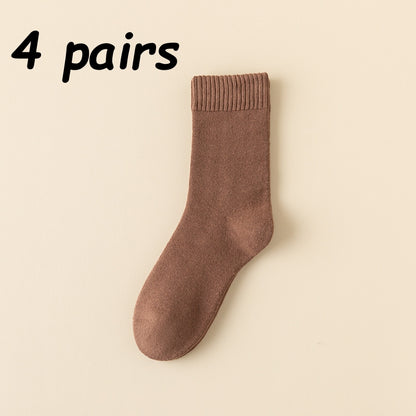 Women's Cozy Fuzzy Winter Socks – Thick Soft Thermal Crew Socks, Warm Gift for Women