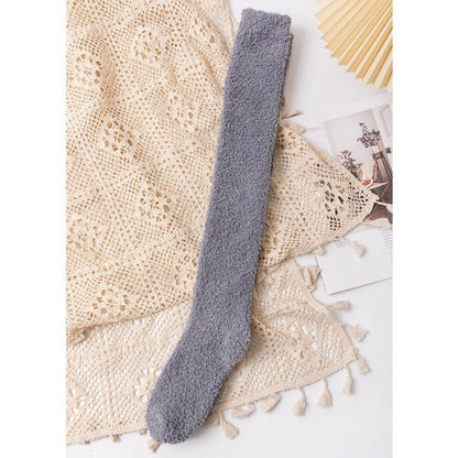 Women's Cozy Fuzzy Over-the-Knee Socks – Thick Warm Plush Winter Socks