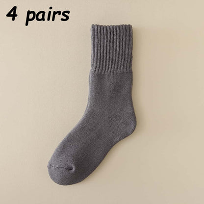 Men’s Thick Thermal Crew Socks – Soft Fleece-Lined Warm Winter Socks for Everyday Comfort