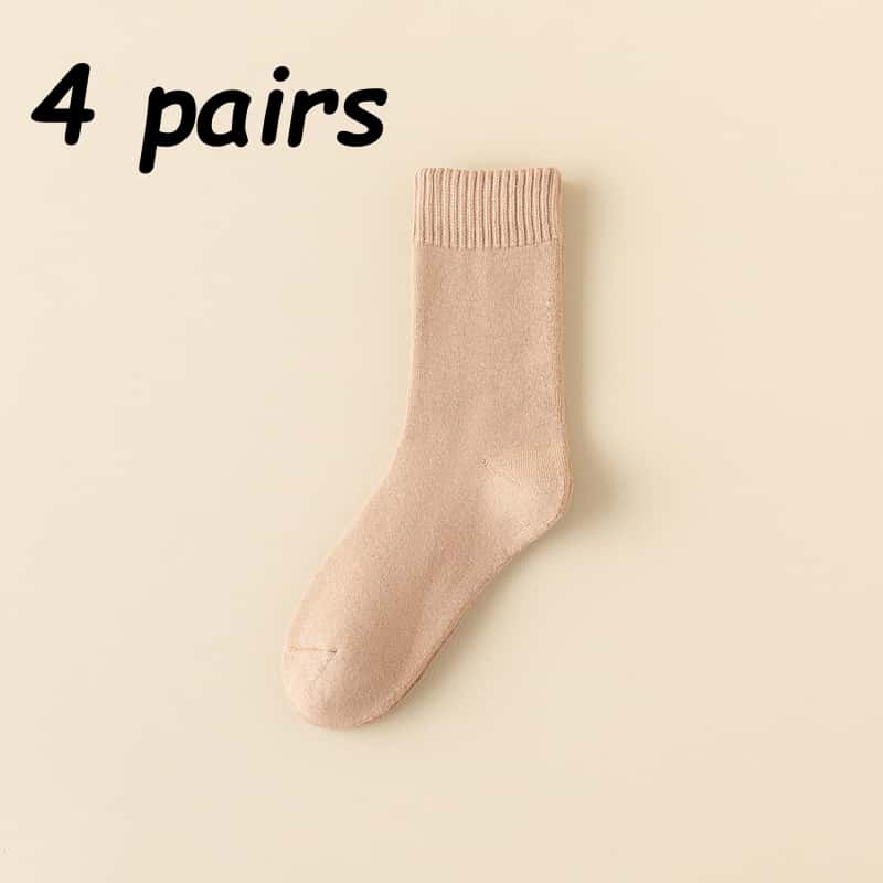 Women's Cozy Fuzzy Winter Socks – Thick Soft Thermal Crew Socks, Warm Gift for Women