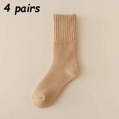 Men’s Thick Thermal Crew Socks – Soft Fleece-Lined Warm Winter Socks for Everyday Comfort