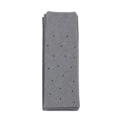Women’s Heather Gray Polka Dot Tights – Warm High-Waisted Shaping Tights