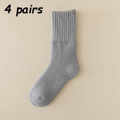 Men’s Thick Thermal Crew Socks – Soft Fleece-Lined Warm Winter Socks for Everyday Comfort