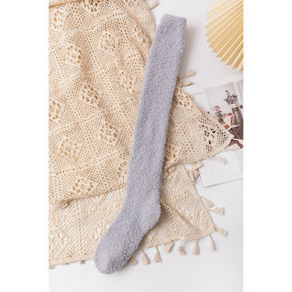Women's Cozy Fuzzy Over-the-Knee Socks – Thick Warm Plush Winter Socks
