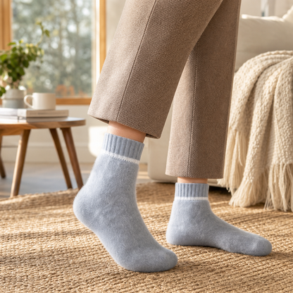 Women's Cozy Fuzzy Winter Socks – Thick Soft Thermal Crew Socks, Warm Gift for Women