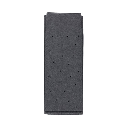 Women’s Heather Gray Polka Dot Tights – Warm High-Waisted Shaping Tights