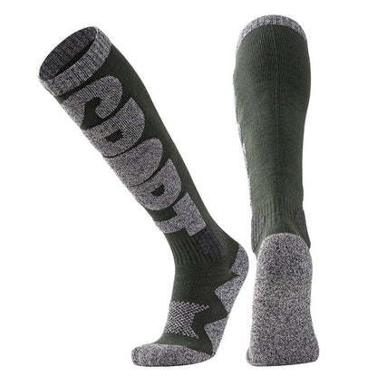 Winter Warm Knee-High Ski Socks for Men & Women – Thermal Snowboard Socks, Outdoor Hiking & Winter Sports Performance Socks