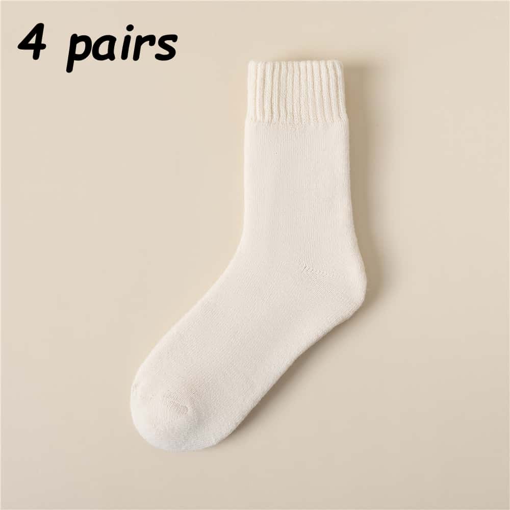 Women's Cozy Fuzzy Winter Socks – Thick Soft Thermal Crew Socks, Warm Gift for Women
