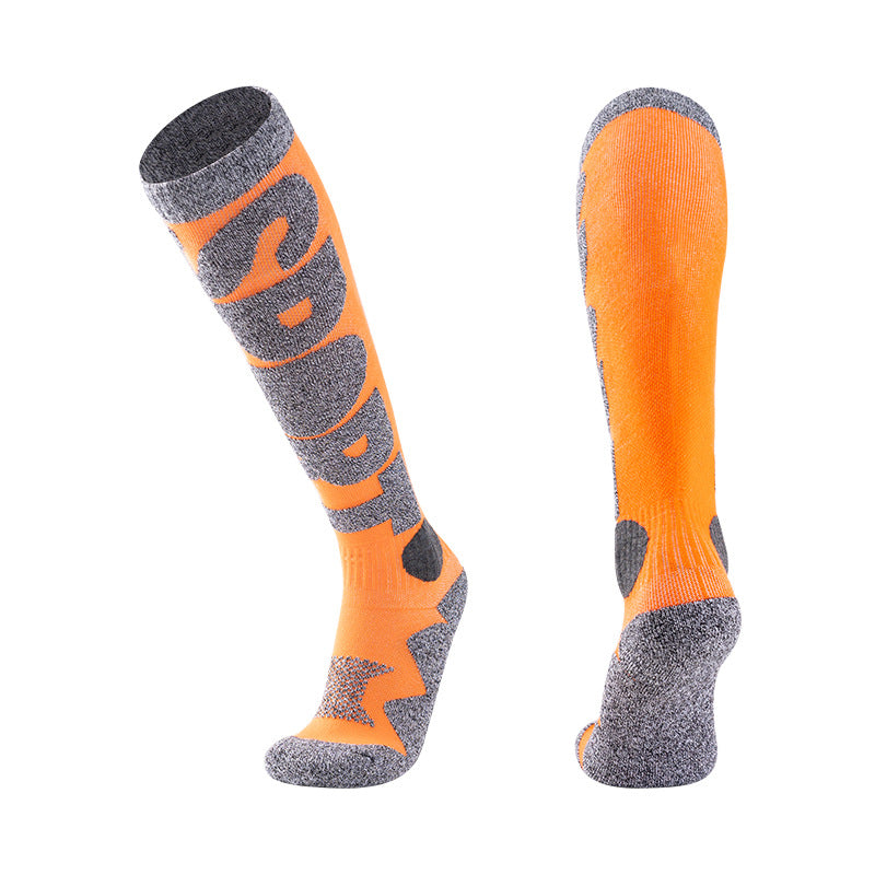 Winter Warm Knee-High Ski Socks for Men & Women – Thermal Snowboard Socks, Outdoor Hiking & Winter Sports Performance Socks