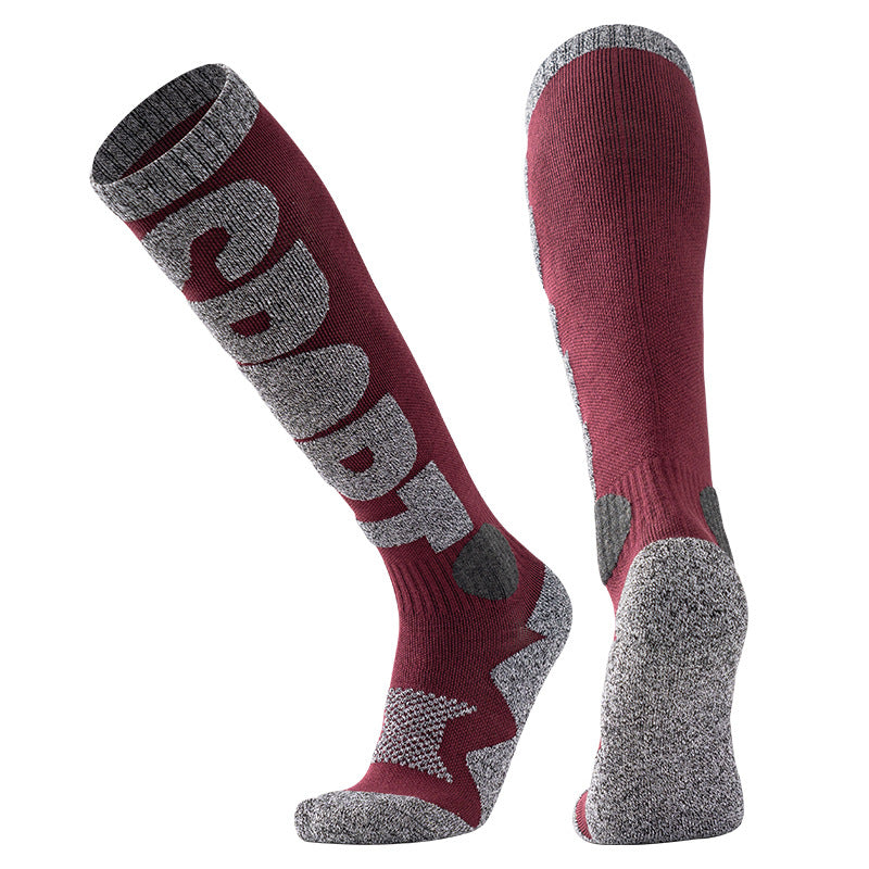 Winter Warm Knee-High Ski Socks for Men & Women – Thermal Snowboard Socks, Outdoor Hiking & Winter Sports Performance Socks