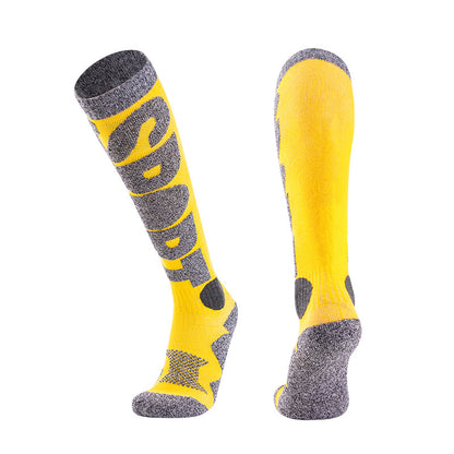Winter Warm Knee-High Ski Socks for Men & Women – Thermal Snowboard Socks, Outdoor Hiking & Winter Sports Performance Socks